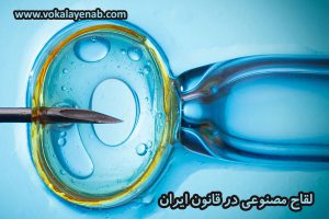 لقاح مصنوعی در قانون ایران